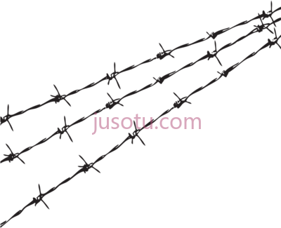 带刺铁丝网,barbed wire PNG
