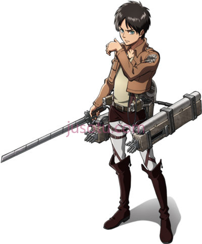 进击的巨人,attack on titan eren PNG