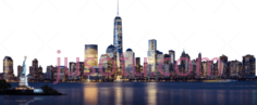 纽约城市天际线PNG