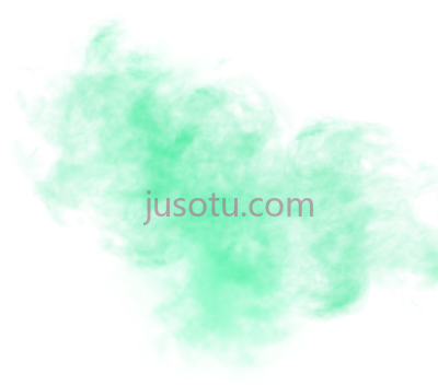 绿色烟雾,green colored smoke fog PNG