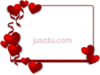 情人节框架,valentines day heart borders and frames PNG