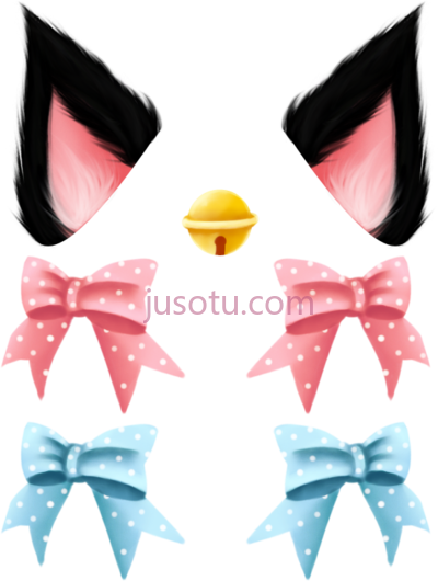 猫耳朵,cat ear PNG