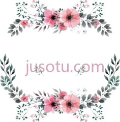 花架花环水彩PNG