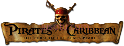 加勒比海盗头骨标志,pirates caribbean skull logo PNG