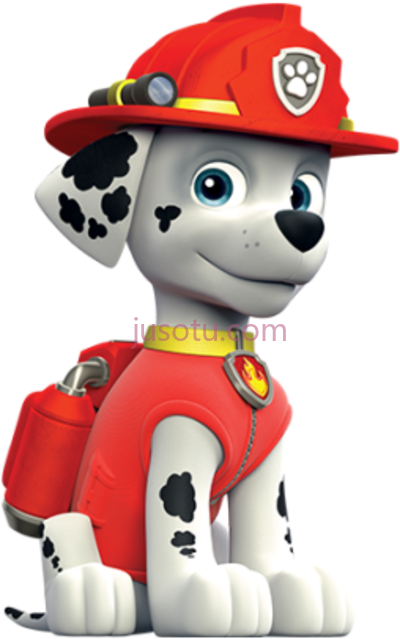 汪汪队立大功,airport marshall paw patrol characters PNG