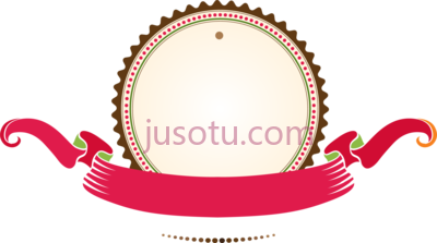 圆圈横幅,circle stamp banner PNG