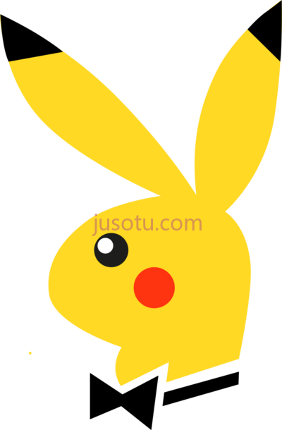 皮卡丘,playboy pikachu PNG