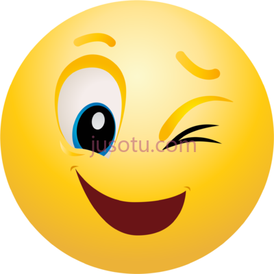 眨眼,emoticon emoji info PNG