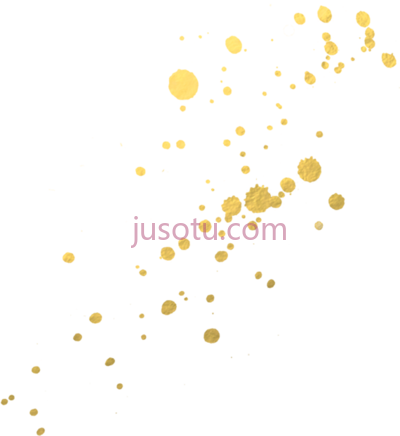 金色斑点,gold splash PNG