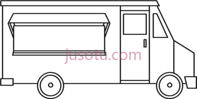 食品车,food truck icon PNG