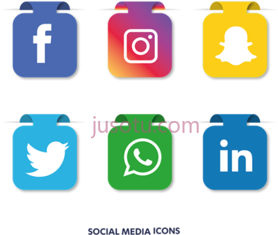 社交媒体,social media icons PNG