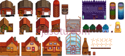 农场建筑,click full sized farm buildings PNG