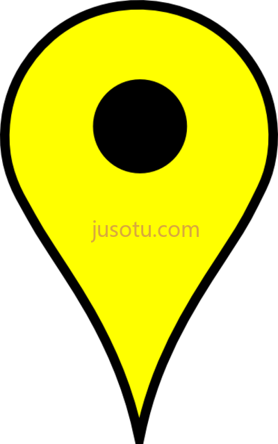 地图黄色钉,library pins map google yellow PNG