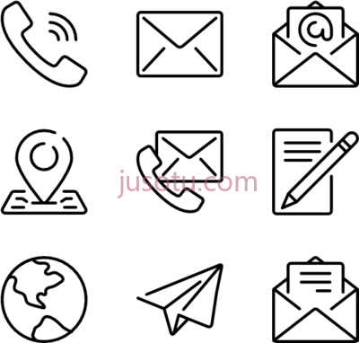 联系我们,contact us 50 icons PNG