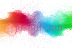水彩喷溅,多色 PNG