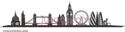 伦敦天际线,central silhouette painting city PNG