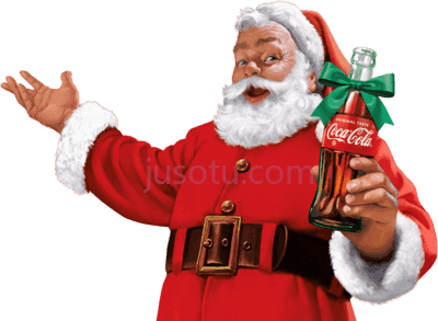 圣诞老人可口可乐,coca cola santa claus PNG