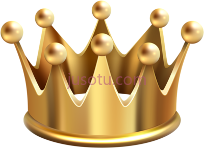 金冠,gold crown PNG