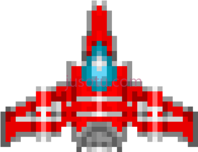 敌舰,enemy space ship pixel art PNG