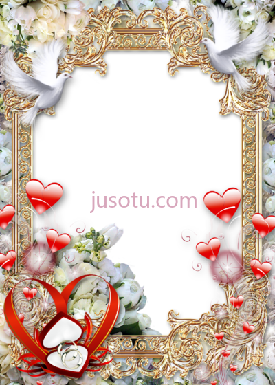 豪华金框,frame golden luxury PNG