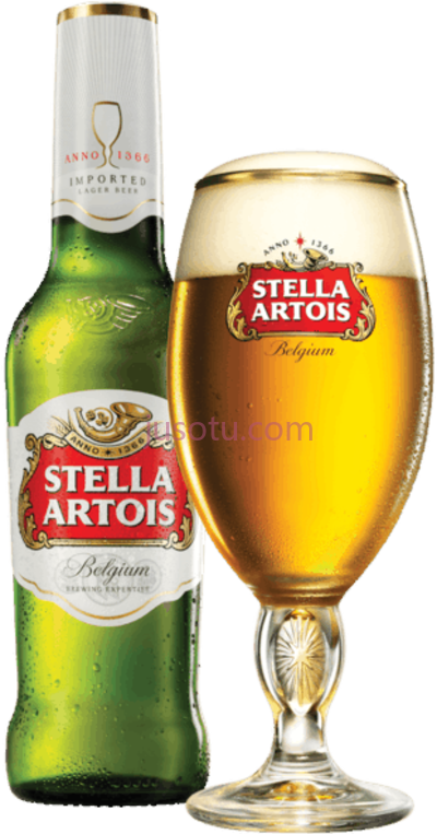时代啤酒,stella artois PNG