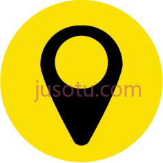 地图位置,图标,黄色 PNG