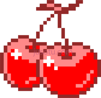 樱桃,cherry pixel kawaii pink pastelpink PNG
