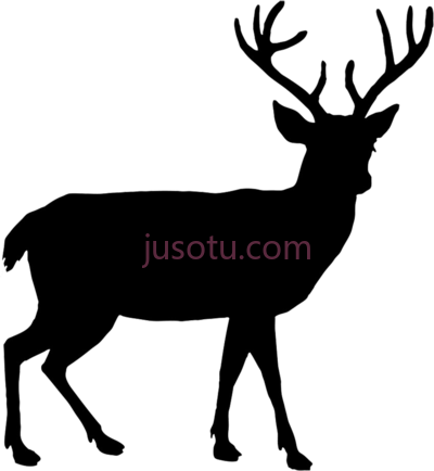 鹿,deer silhouette PNG