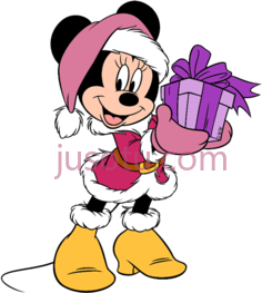 圣诞米妮老鼠PNG
