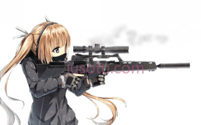 女兵,cute anime girl soldier PNG