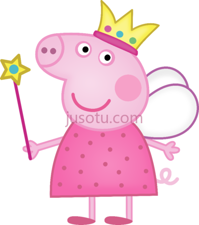 小猪佩奇,peppa pig princess PNG