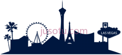 拉斯维加斯天际线,12 las vegas art strip skyline PNG