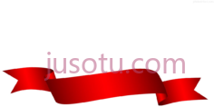 红丝带圣诞横幅PNG