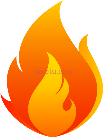红火焰,red flowing flames PNG