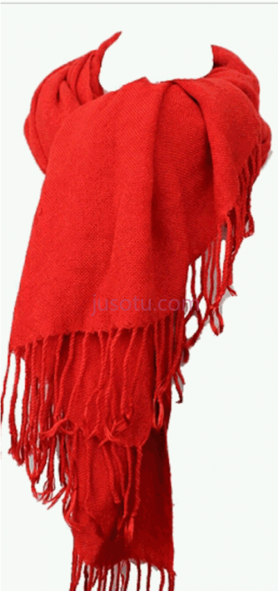 红围巾,red scarf black and white PNG