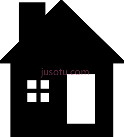 房子,home black and white house logo PNG