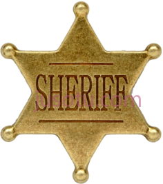 警长之星,sheriff stars PNG
