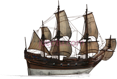 帆船,old sailing ship PNG