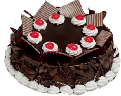 巧克力蛋糕,chocolate black forest cake PNG