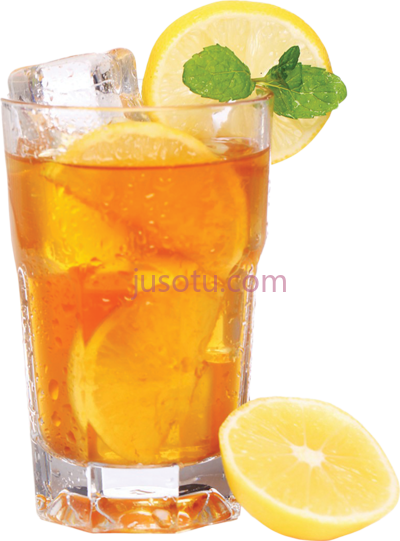 冰柠檬茶,learn more ice lemon tea PNG