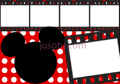 米老鼠框架,mickey mouse frame PNG