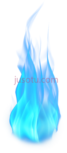 火蓝色火焰, PNG