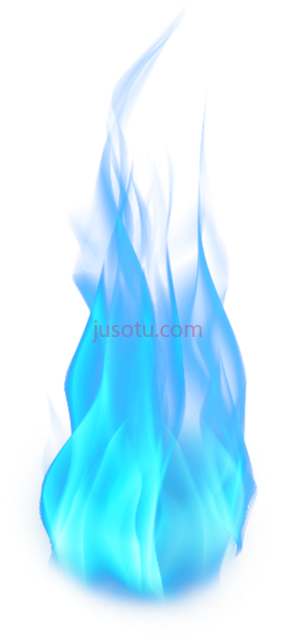 火蓝色火焰,fire blue flames lit colored PNG