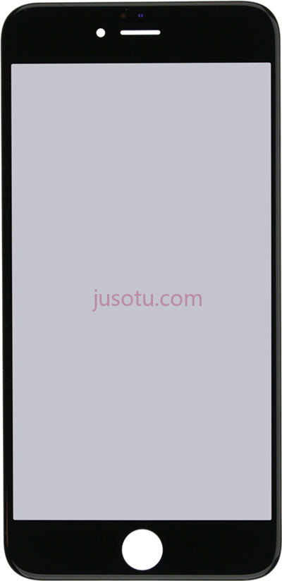 苹果手机,iphone 6s plus black glass lens screen frame oca PNG
