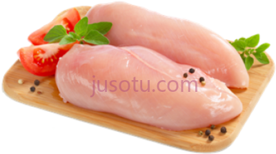鸡胸脯,fresh chicken raw breast PNG