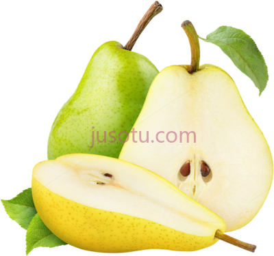 梨片,pear slice PNG