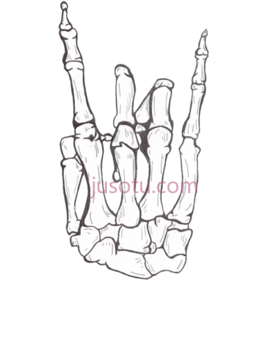 骷髅手,tattoo skeleton hands forever tumblr PNG