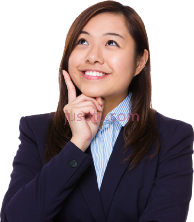 有思想女人,thinking woman person PNG