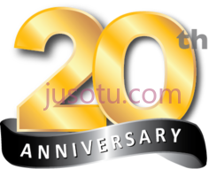 金色20周年纪念, PNG