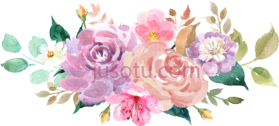 水彩花,watercolor paint flowers PNG